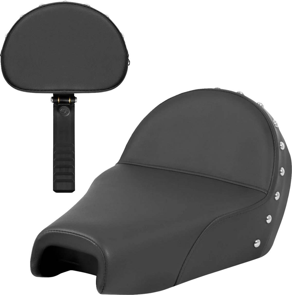 SADDLEMEN Solo Seat for Harley XL (2004–2022) Studded 807-03B-0039