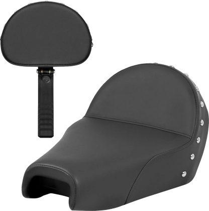 SADDLEMEN Solo Seat for Harley XL (2004–2022) Studded 807-03B-0039
