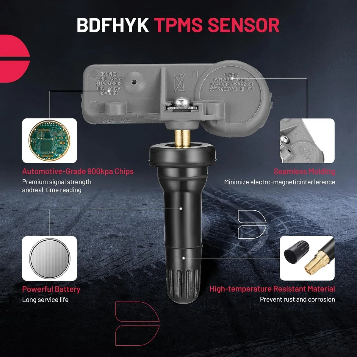 TPMS Sensors for GMC Sierra 1500 (2007–2018) 4.3L 5.3L 6.2L 4x