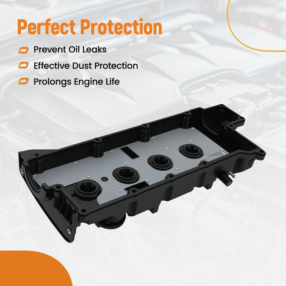 Valve Cover Assembly for Hyundai Elantra Tiburon (2001–2003) 2.0L DOHC