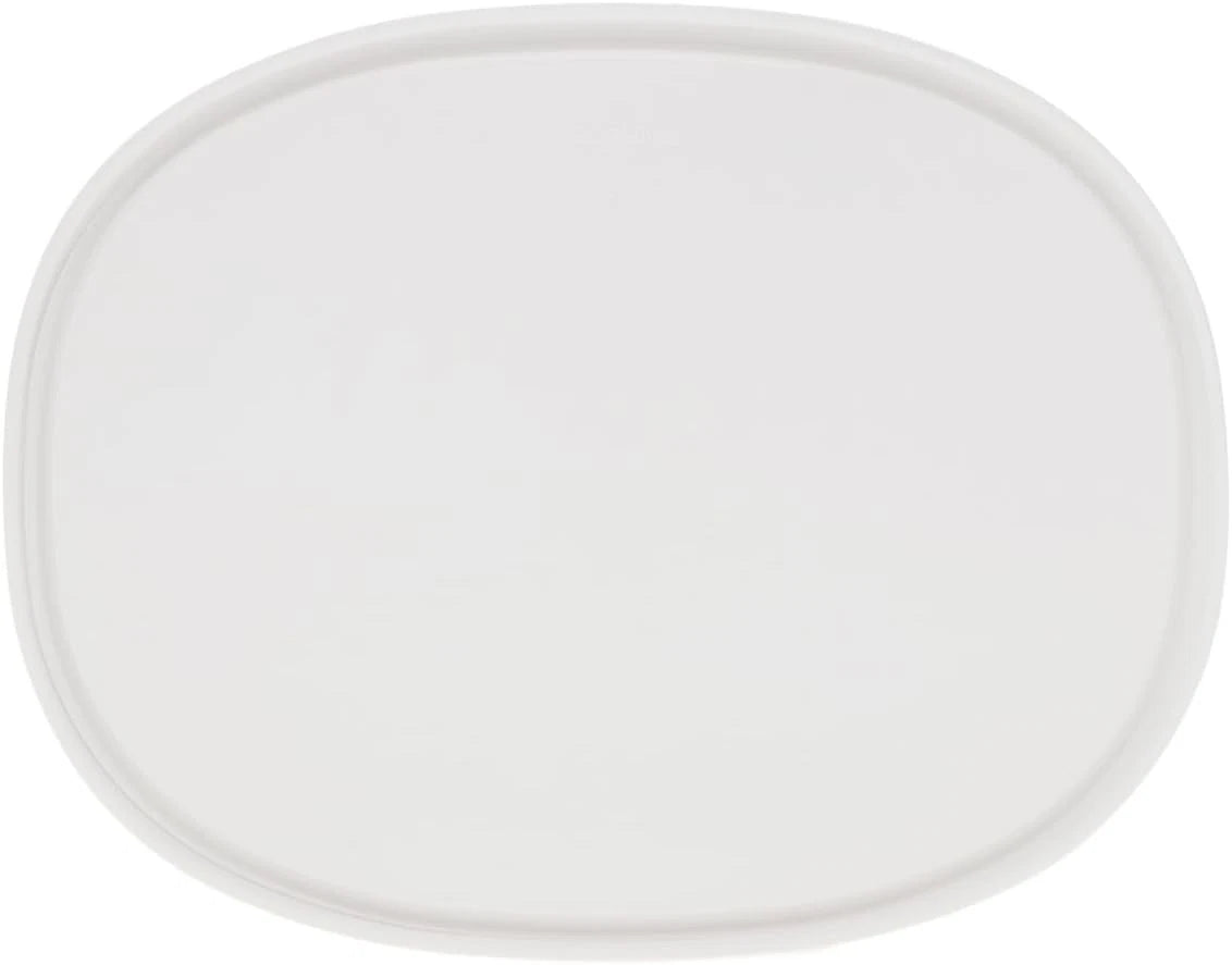 F-2-PC Oval French White Lid for 2.5qt or 1.5qt (Compatible)