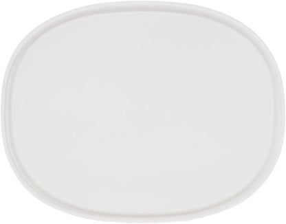 F-2-PC Oval French White Lid for 2.5qt or 1.5qt (Compatible)