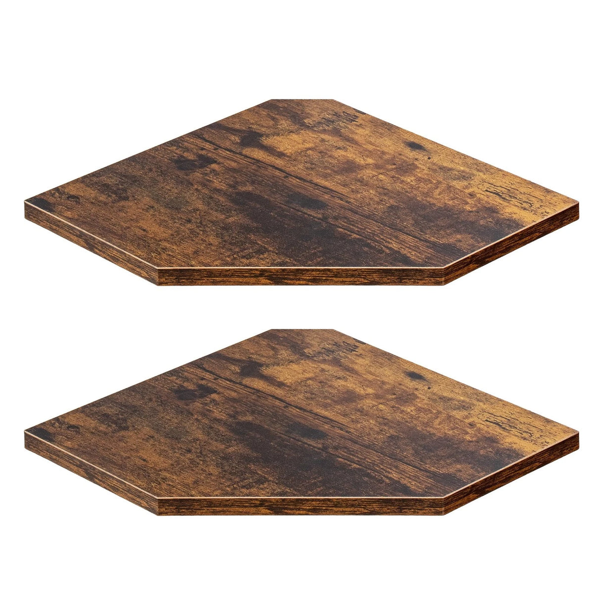 Set of 2 Floating Corner Shelves for Home Decor