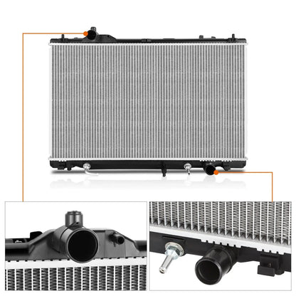 Aluminum Core Cooling Radiator DPI-13018 for Lexus LS600H/LS460 (2008–2016)
