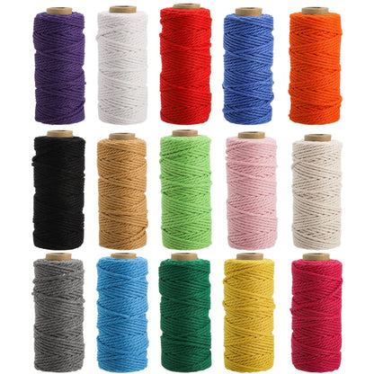 15 Rolls of 2mm Colored Vinyl Tape - Red, Orange, Pink, Green, Blue, Black, White, Brown