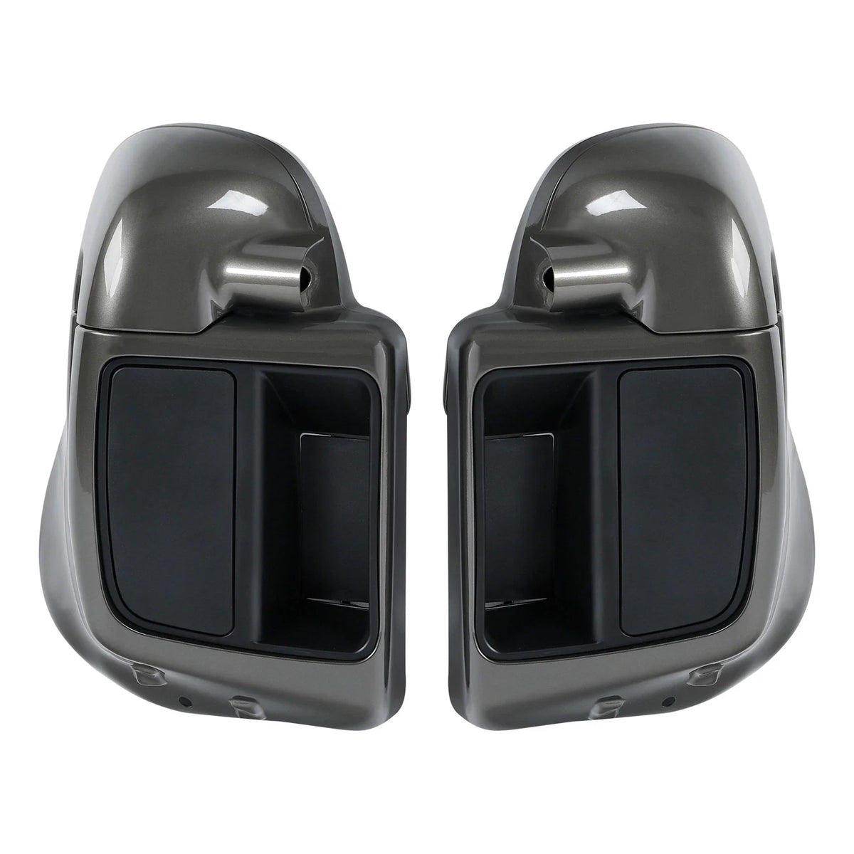 Lower Vented Leg Fairings for Harley Electra Glide (2014–2023) Industrial Gray