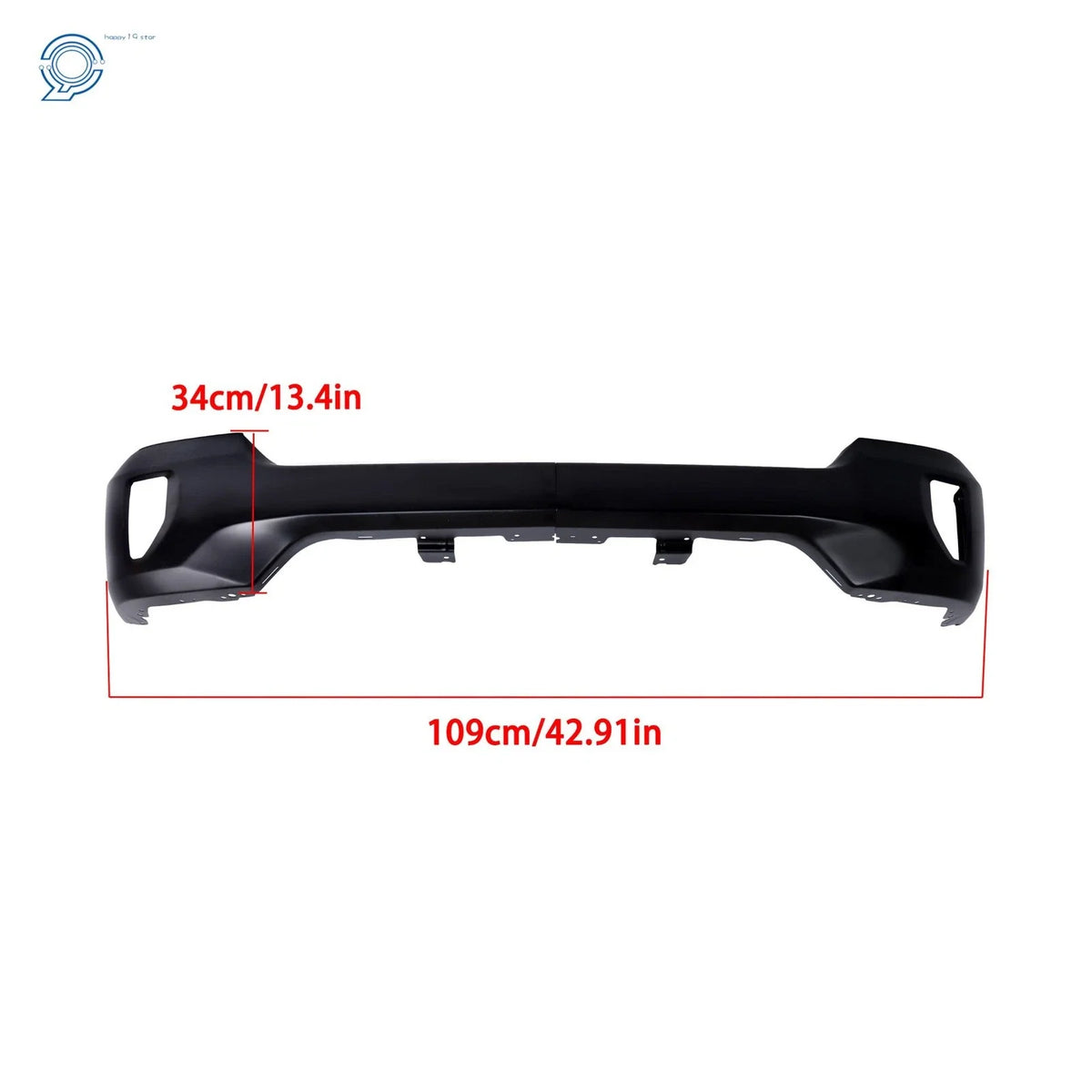 Front Bumper Face Bar with Fog Lamp Holes for Chevrolet Silverado 1500 (2016–2018)