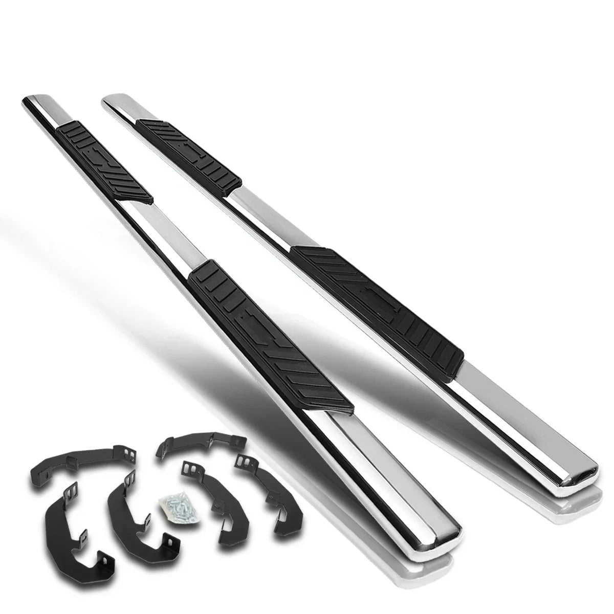 Set of 2 Oval Side Step Nerf Bars for Silverado/Sierra (2019–2021)