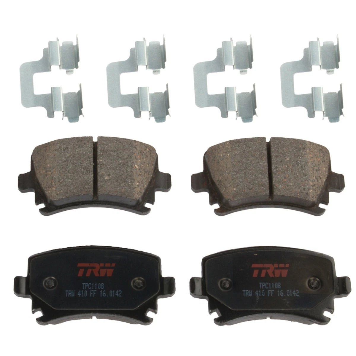 2X Brake Pad Set Rear for VW Volkswagen GTI TT Quattro TTS (2014–2021) TXM1108, JSTPSSCP1108, 8E0698451M