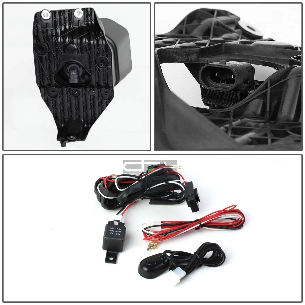 Pair of Smoked Lens Bumper Fog Lights with Switch & Harness for Ford Super Duty (2011–2016)