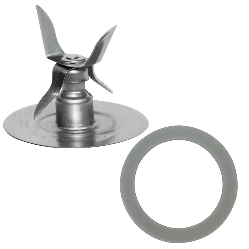 Blender Ice Blade and O-Ring Gasket for Small Stainless Steel