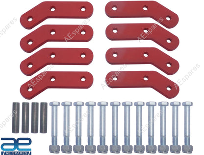 2" Lift Boomerang Shackle Kit + Bushings for Suzuki Samurai (1986–1995)
