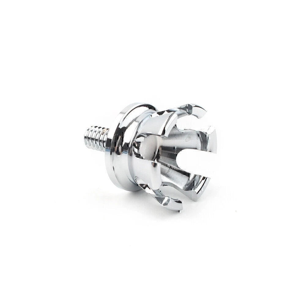 Rear Seat Bolt Tab Screw Mount for Harley (1996–Present) Chrome