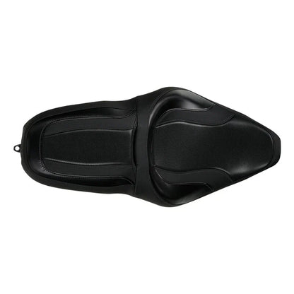 Black Driver Passenger Seat for Harley Touring Street Electra Glide (2009–2023)