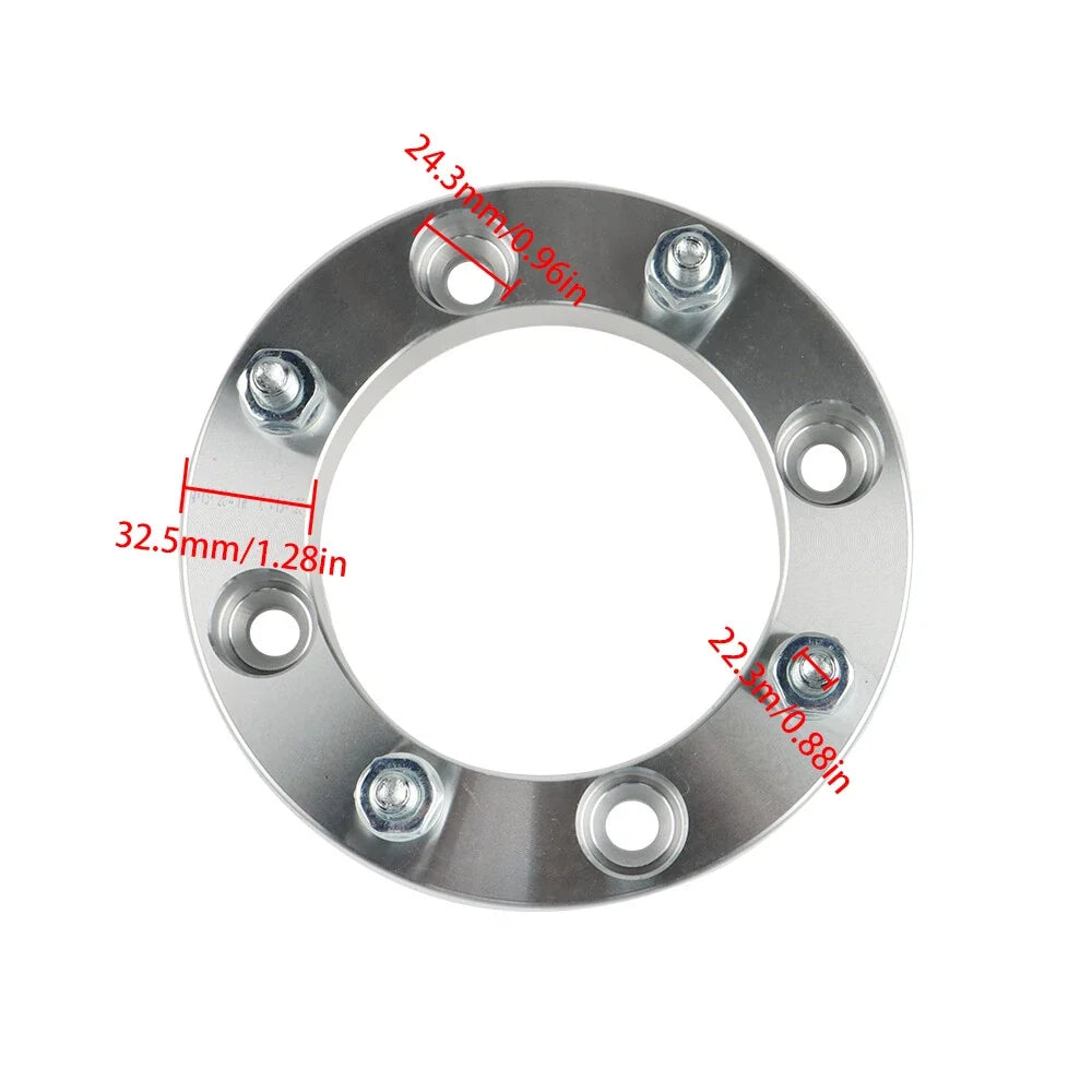 Set of 4 Wheel Spacers for Kawasaki (4x137, 1", 110mm Hub Bore)