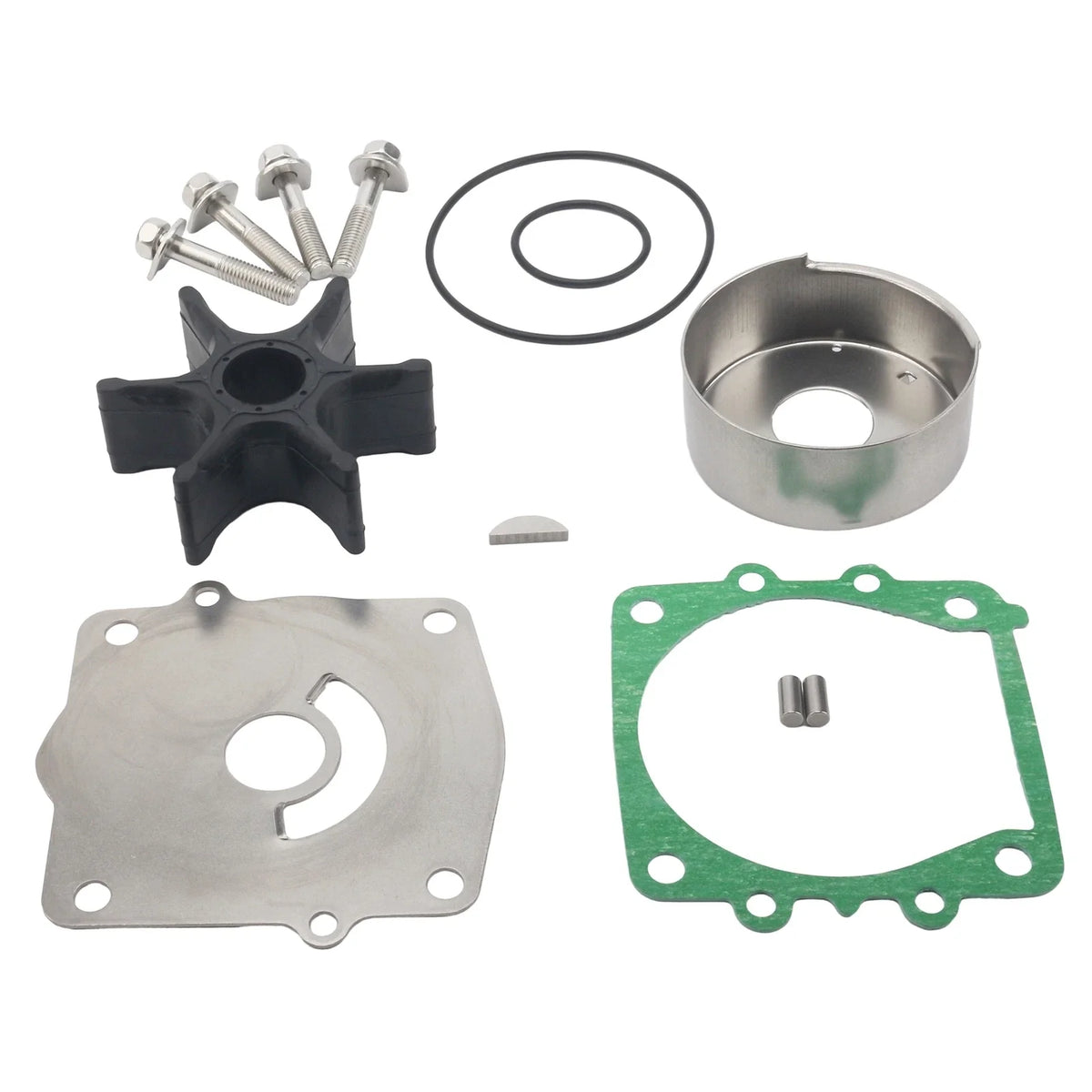 Water Pump Repair Impeller Kit for Yamaha Outboard (18-3395, 18-3396)