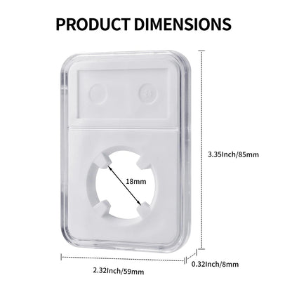 10-Pack 18mm Coin Slab Display Holder for Seated Coins