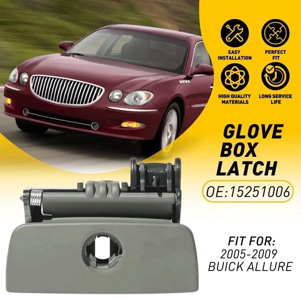 Glove Box Lock Latch for Buick LaCrosse (2005–2009) - Gray