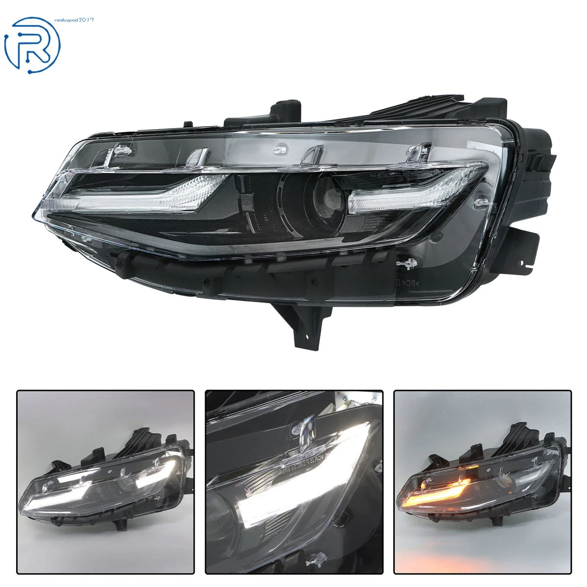 Driver Left Headlight LED for Chevrolet Camaro (2019–2023) Black Housing