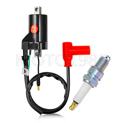 Ignition Coil Spark Plug for Honda CR80R CR80RB CR85R CR85RB (1987–2007)