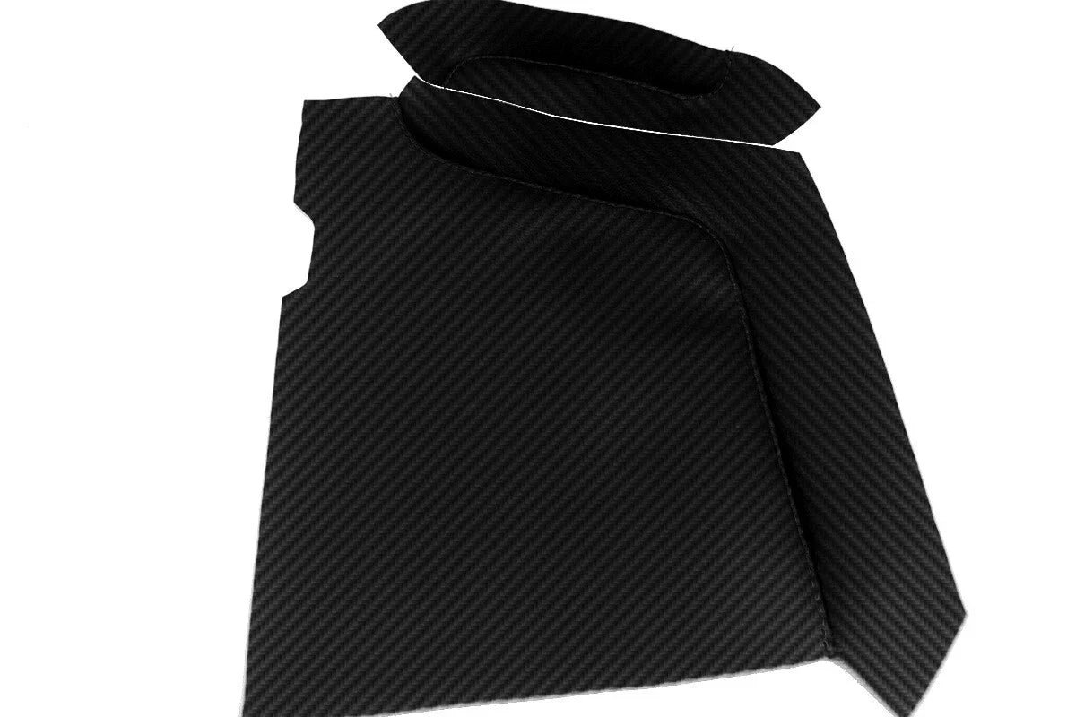 Console Lid Armrest Cover for Cadillac CTS (2015–2019) Carbon Fiber Black