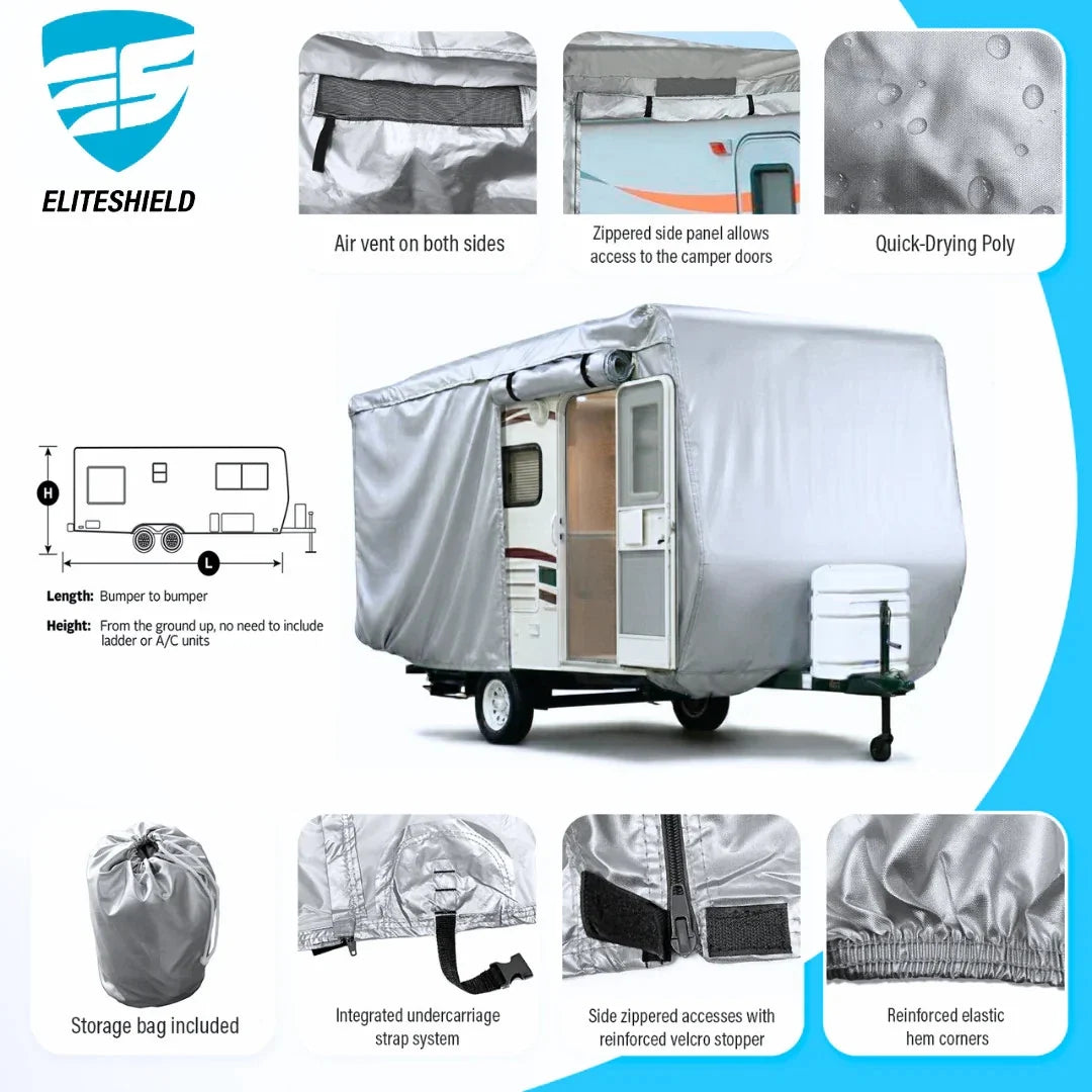 ShieldAll ALJO 190LT Travel Camper Trailer Cover (Dry-Tech)