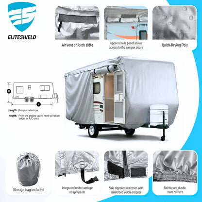 ShieldAll ALJO 190LT Travel Camper Trailer Cover (Dry-Tech)