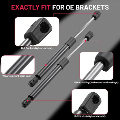Rear Trunk Lid Lift Supports Struts Shocks for Chevy Cobalt Pontiac G5 (2005–2010)