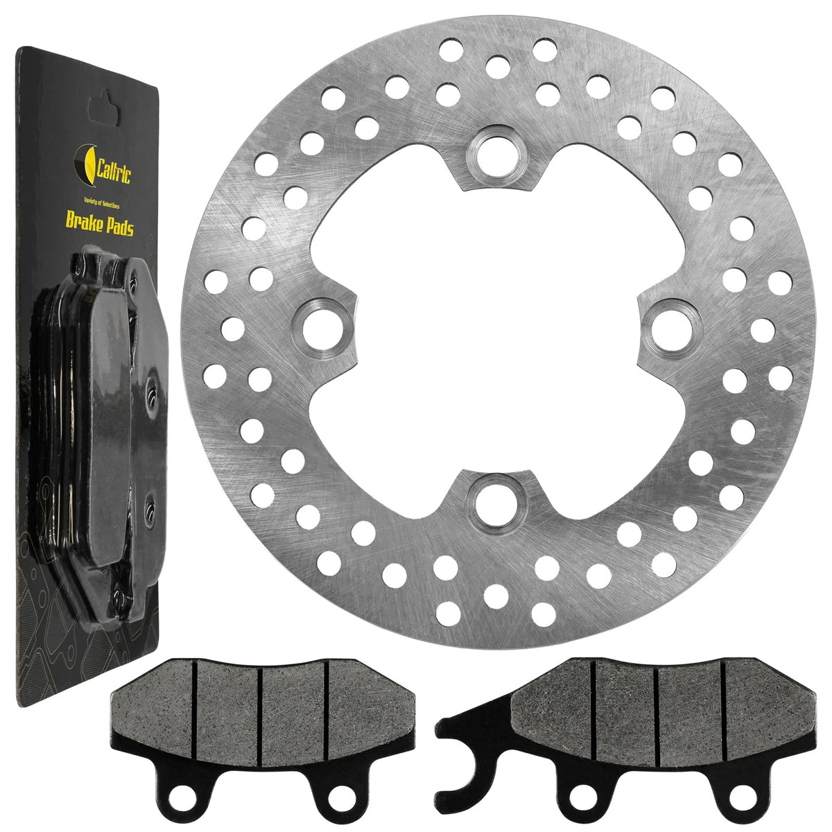 Front Left Brake Disc & Pads for Kawasaki Mule Pro-FXT (2015–2026) DS195+MP308, 43082-Y010