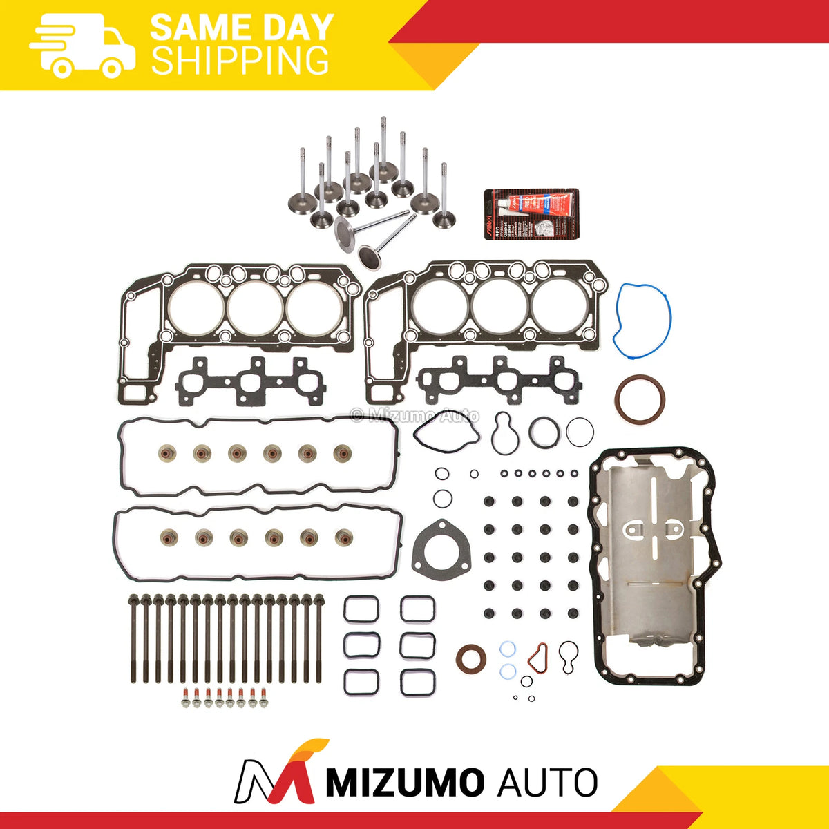 Full Gasket Set for Dodge Chrysler Jeep 3.7L SOHC (2005–2010) MA-4216954465, HS26229PT-1, ES71129-1, CS26229