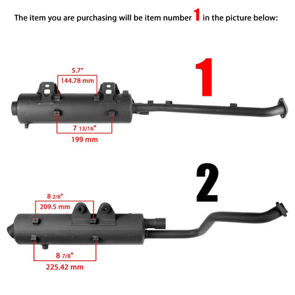 Exhaust Muffler for Kawasaki Brute Force 650 KVF650 (2006–2013) MF111-HHR