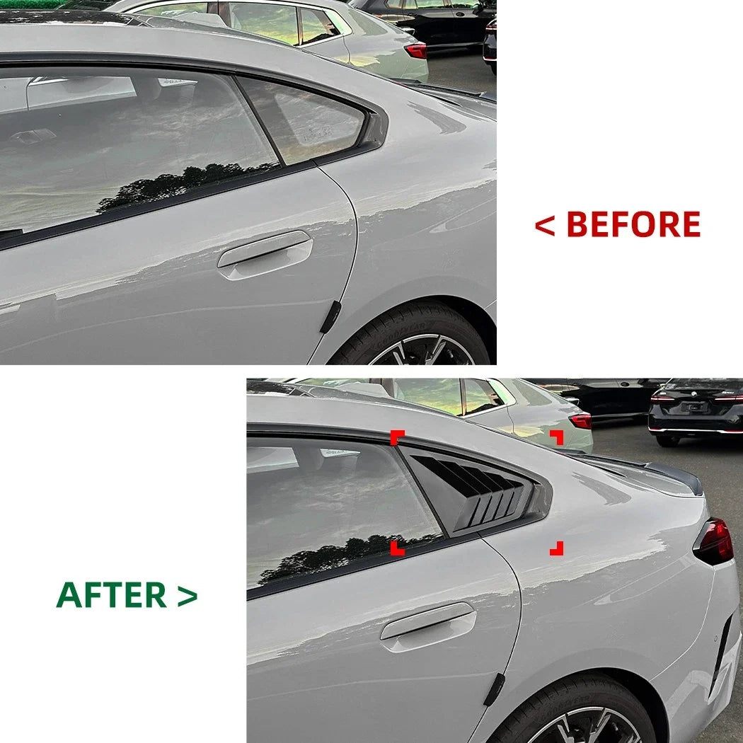 Gloss Black Window Vent Louver Cover for BMW 2-Series Gran Coupé (2025+)