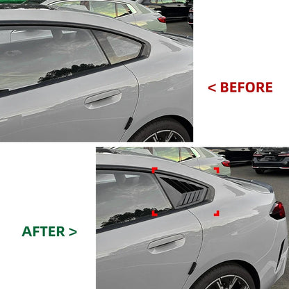 Gloss Black Window Vent Louver Cover for BMW 2-Series Gran Coupé (2025+)