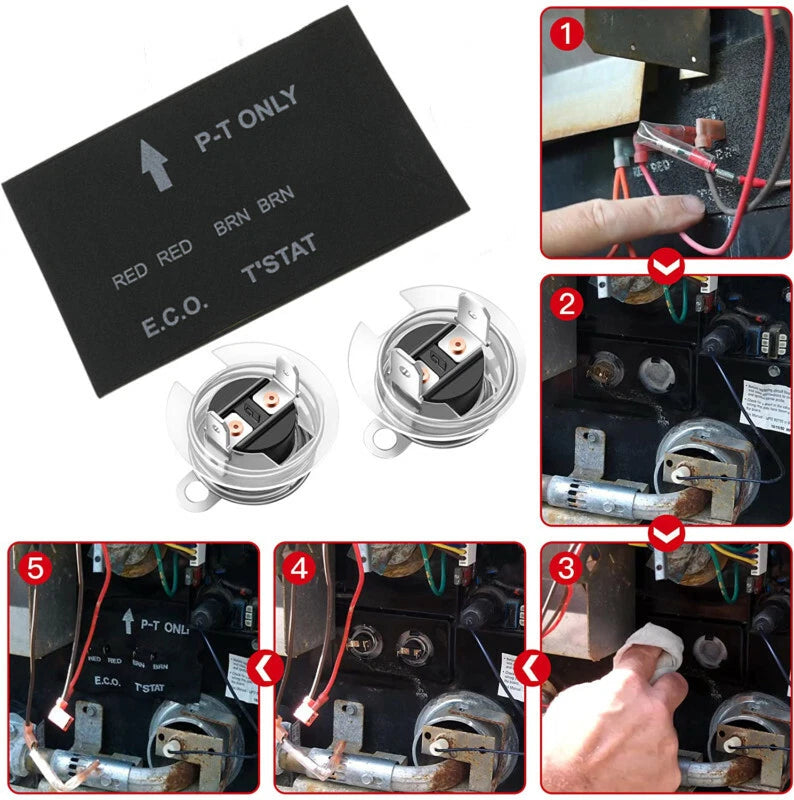 ECO Thermostat Assembly for Atwood Water Heater (91447)