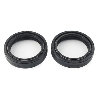 2X Front Fork Damper Shock Absorber Oil Seal for Motorcycle (41X53-8.5/10.5 MM)