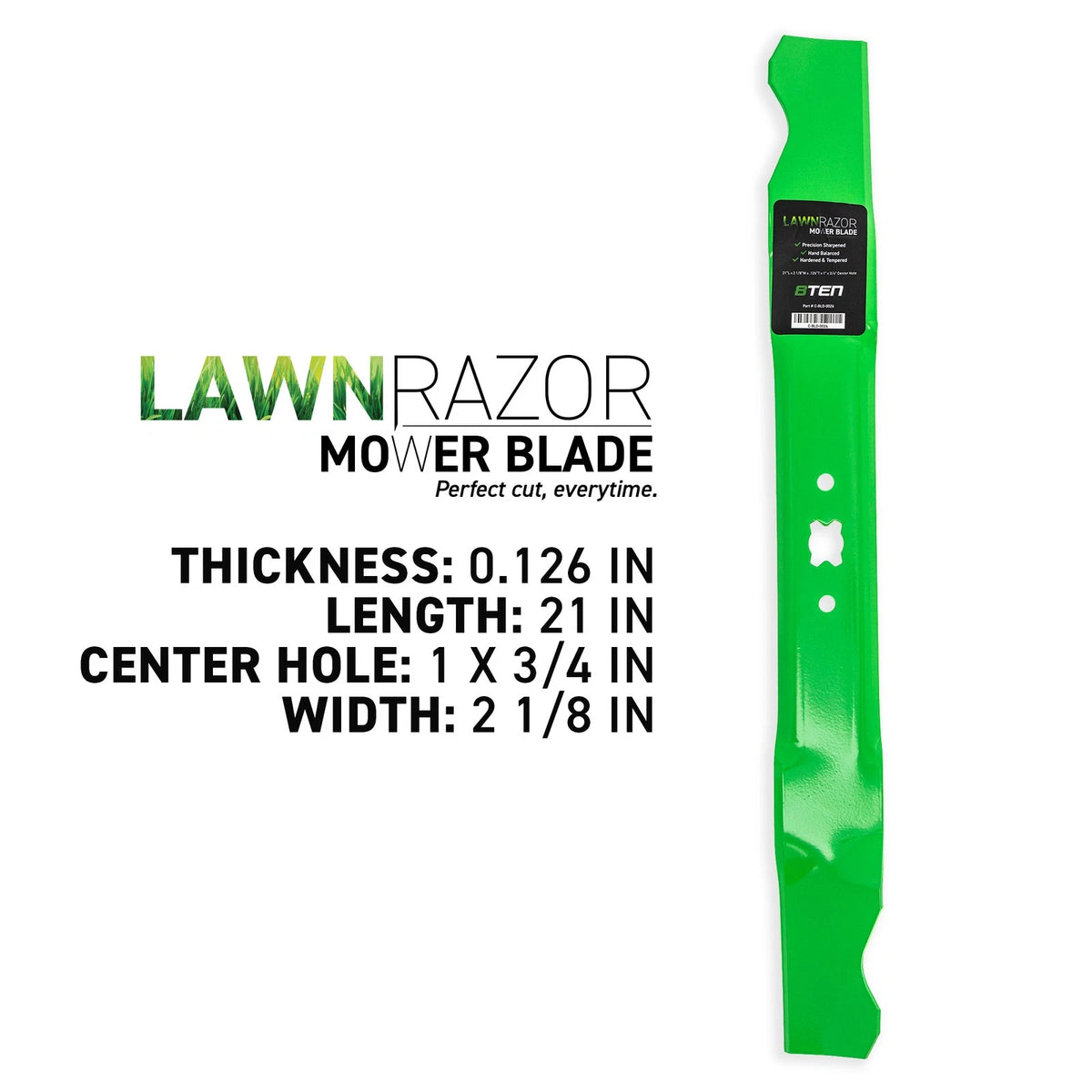 3X LawnRAZOR Blade for MTD Cub Cadet Troy Bilt (742-0741A, 742-04276, 490-100-C089)