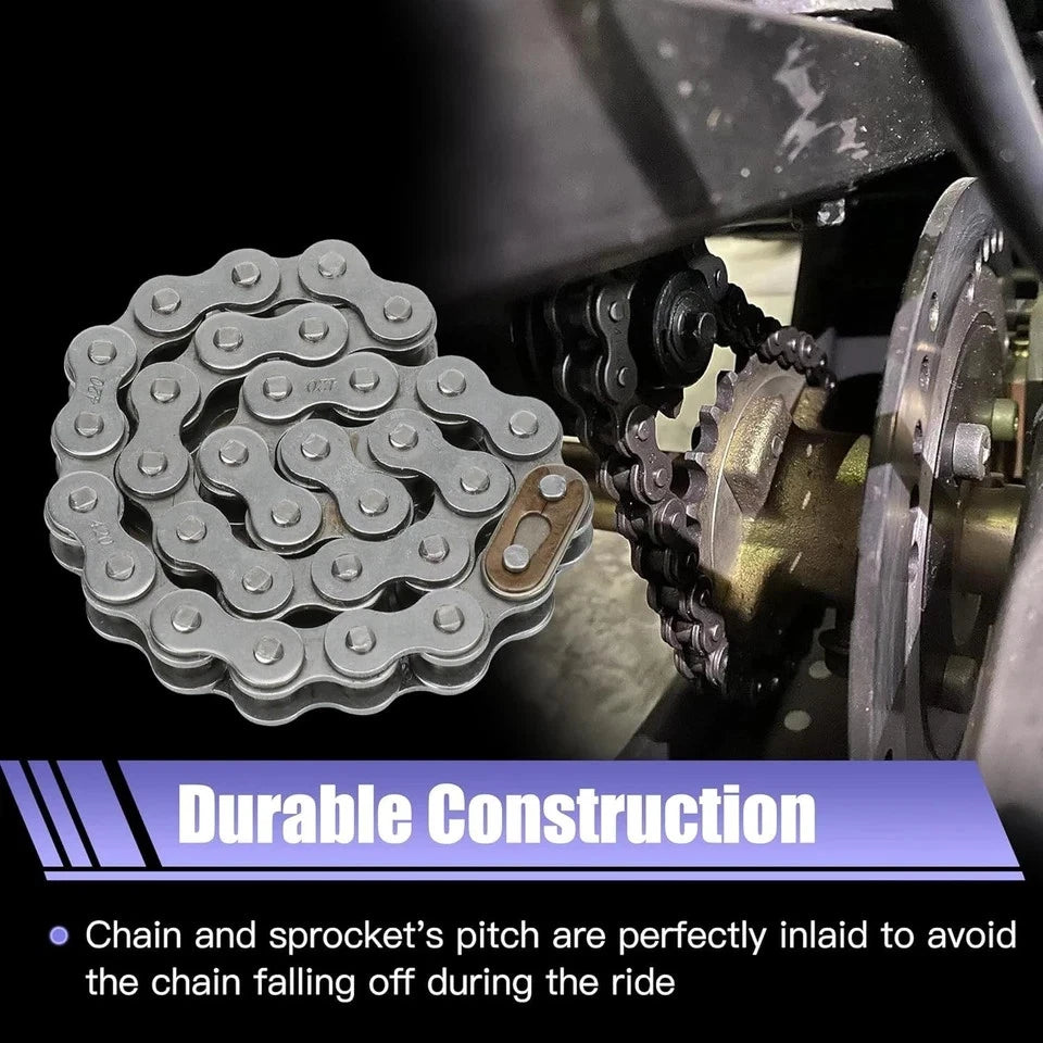 Sprocket Set 25T 10T 32 Links for Coleman CK196 (196cc 6.5hp)