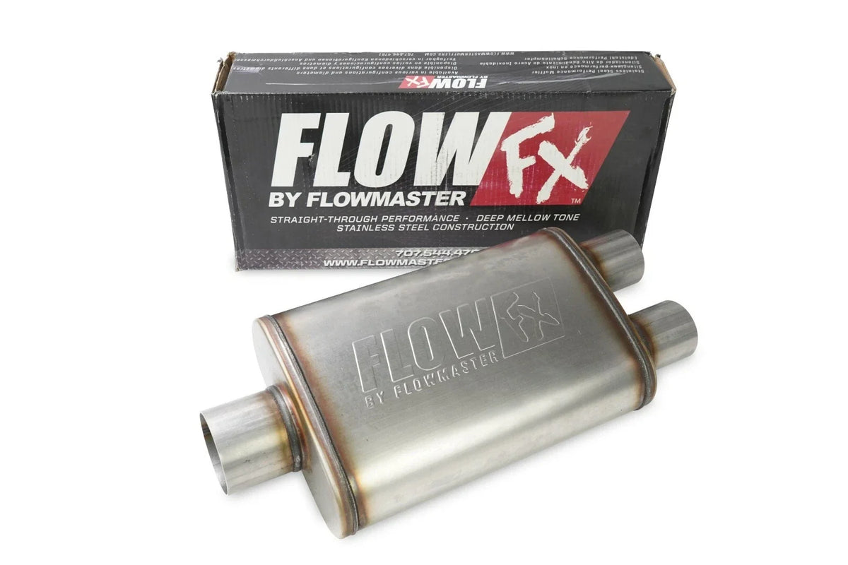 2.5" Dual Exhaust Kit for Toyota Tundra (2014–2021) Flow FX Side Rolled Tip