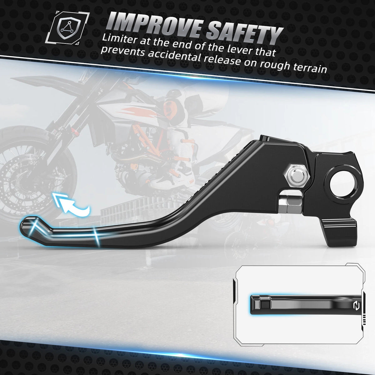 Adjustable Short Brake Lever for KTM 690 Enduro R SMC-R (2014–2023)