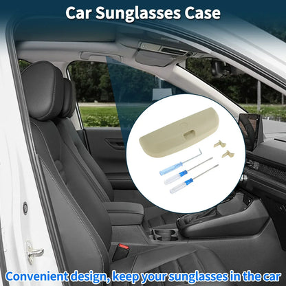 Sunglasses Case for BMW X1 U11 iX1 (2022-2024) Eyeglasses Holder Beige