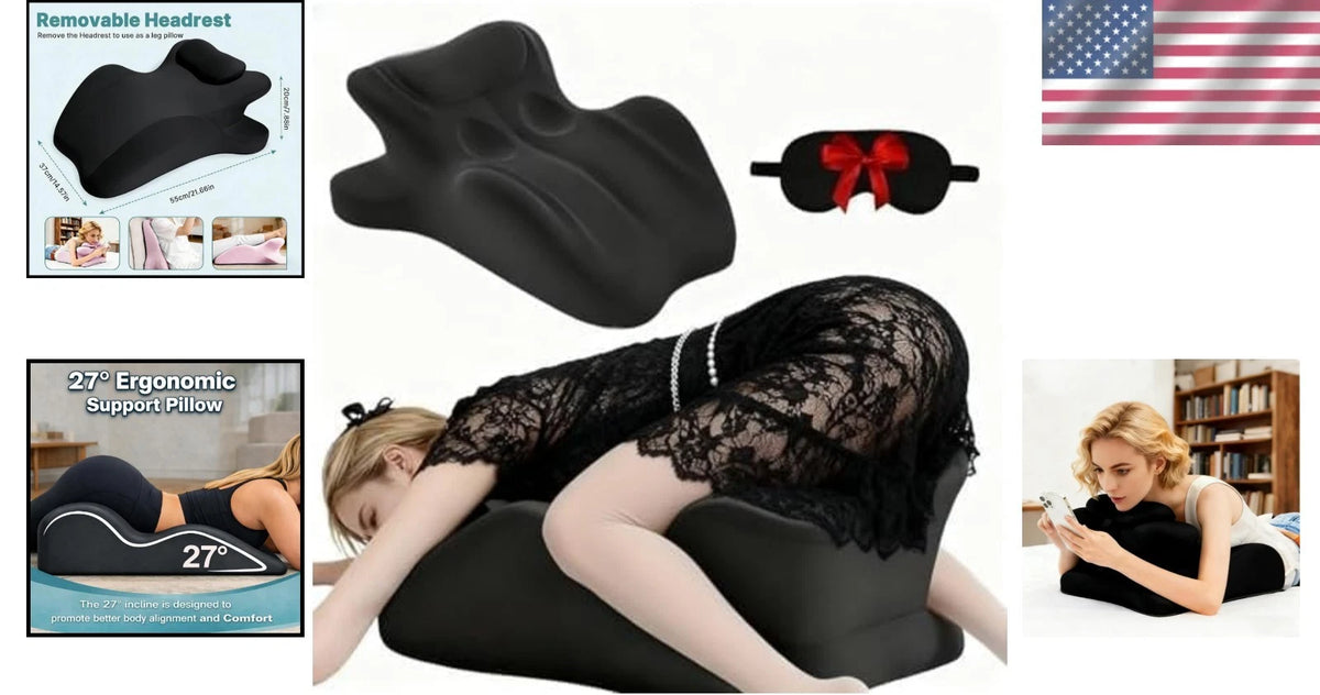 Widened Adult Intimacy Position Pillow for Couples