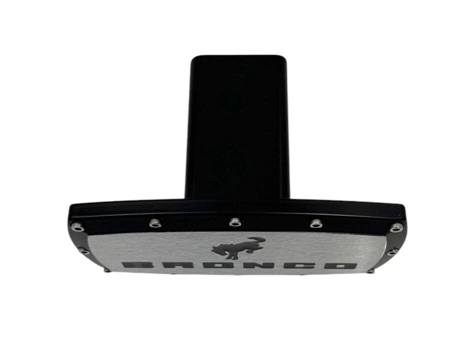 Tow Hitch Cover with Allen Bolts for Black Ford Bronco (2021–2024)
