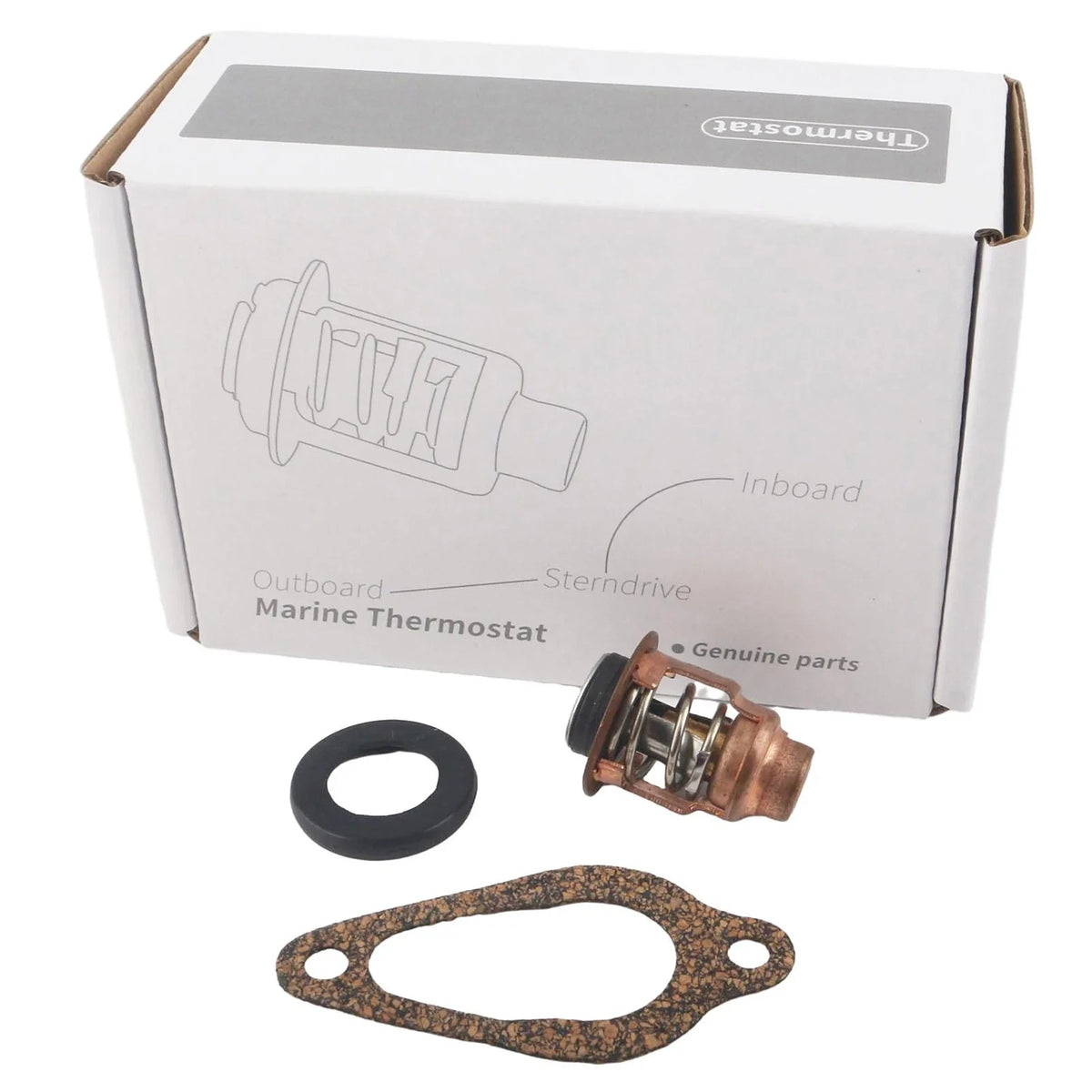 Thermostat Kit for Mercury Mariner 8-30 HP 4-Stroke Outboard (1990–2023)
