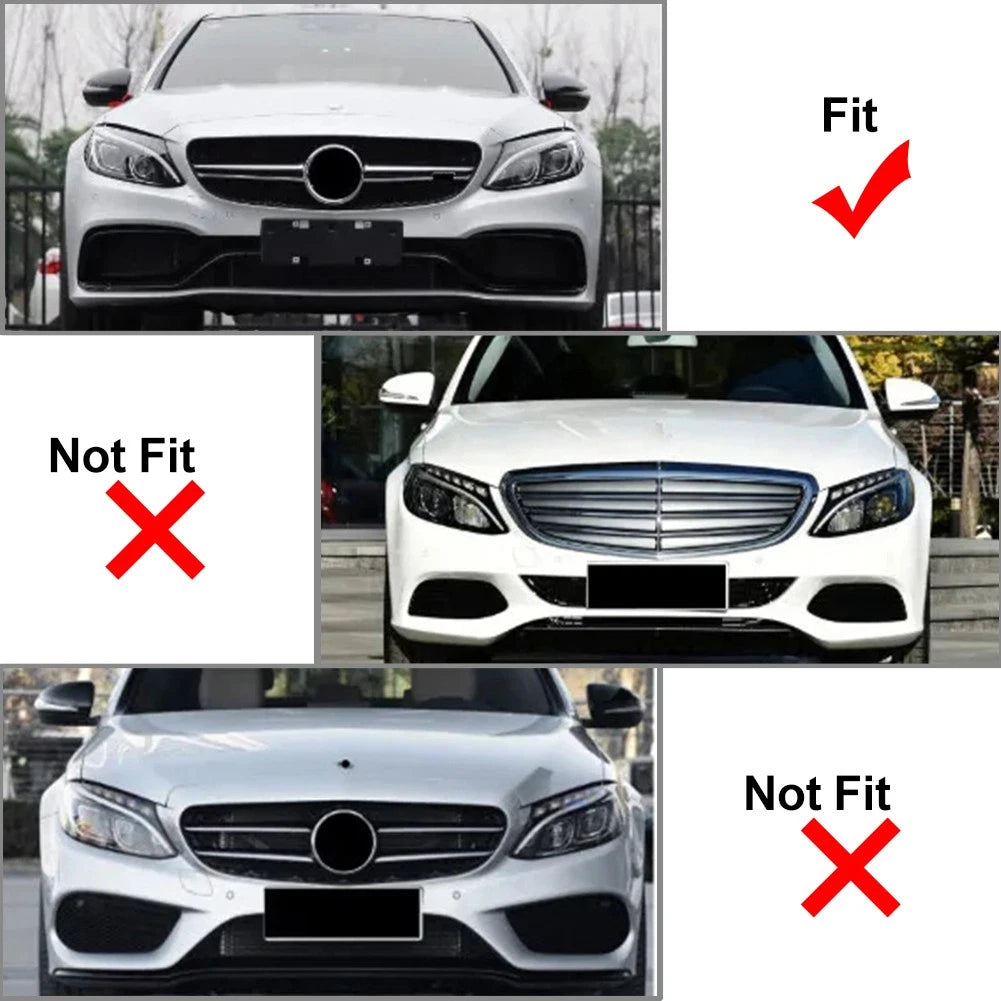 GTR Style Front Bumper Grille for Benz W205 C63 C63S (2015–2018)
