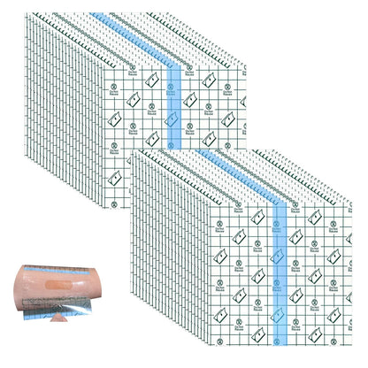 50 Pieces Transparent Stretch Adhesive Bandage Large Waterproof Film