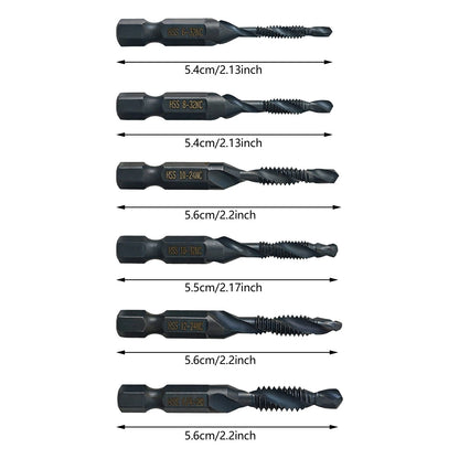 12-Piece Drill Tap Set for American Standard (No Specific Years)
