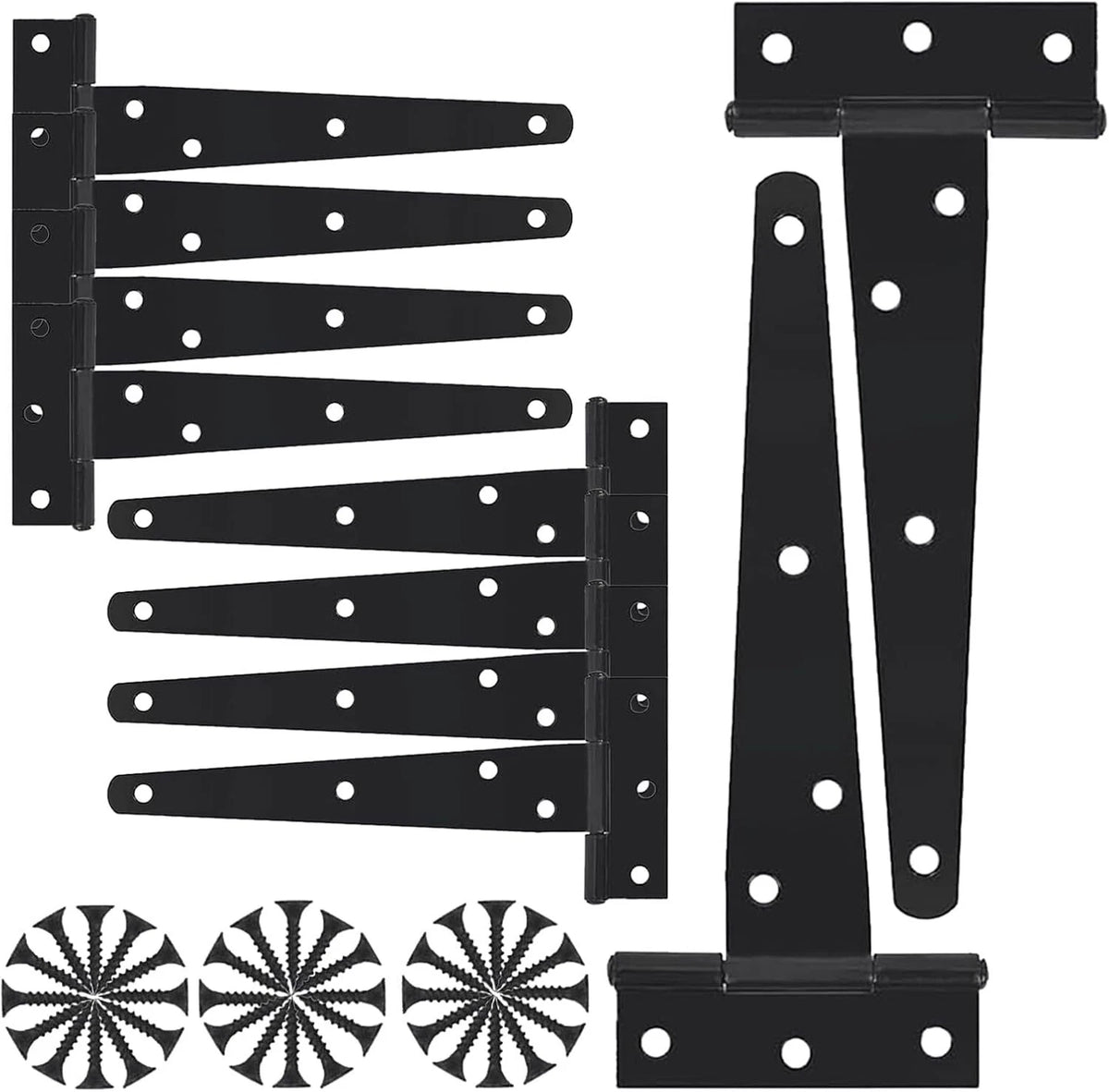 10x 6-Inch T-Hinge for Barn Door