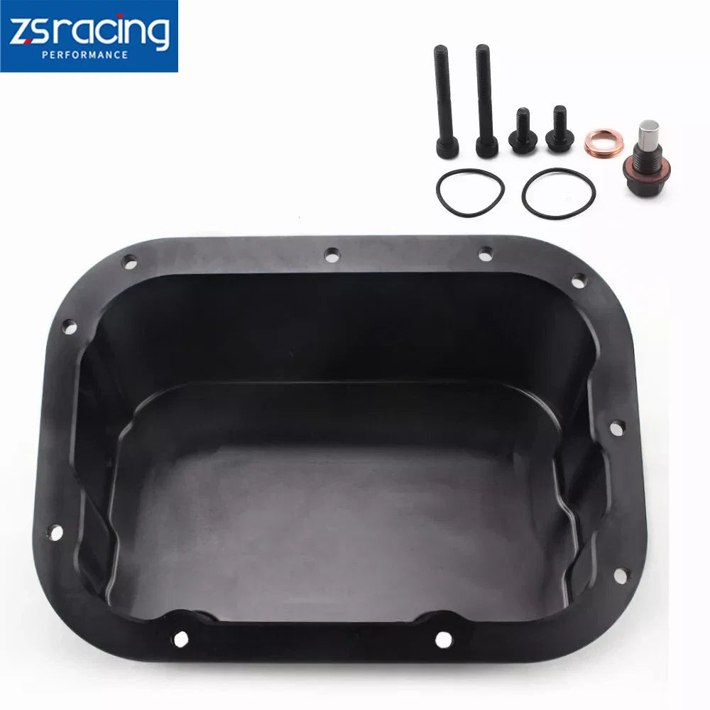 CNC Black Engine Oil Sump Pan for Nissan GTR R35 VR38DETT (2009–2019)