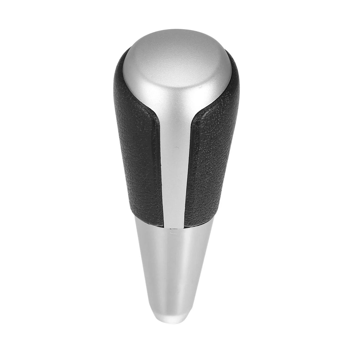 Shift Knob for Toyota 4Runner (2010–2023) Black Faux Leather Silver Tone