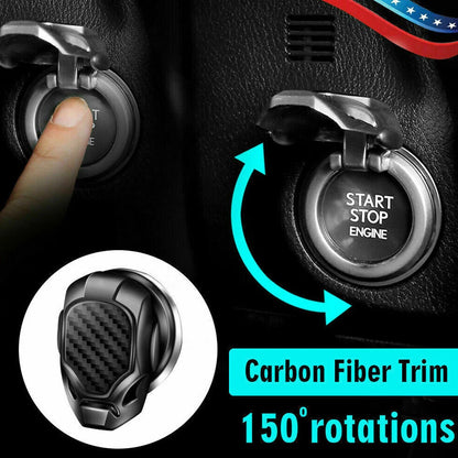 Push Button Start Stop Switch Trim Cover for Universal Car